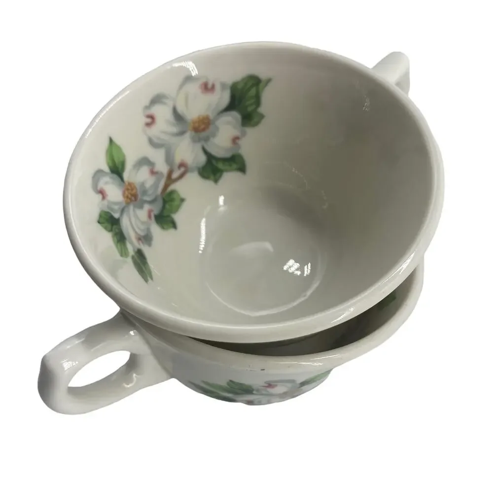 Vintage SYRACUSE China Dogwood Pattern Coffee Cup